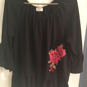 3/4 sleeve length blouse
